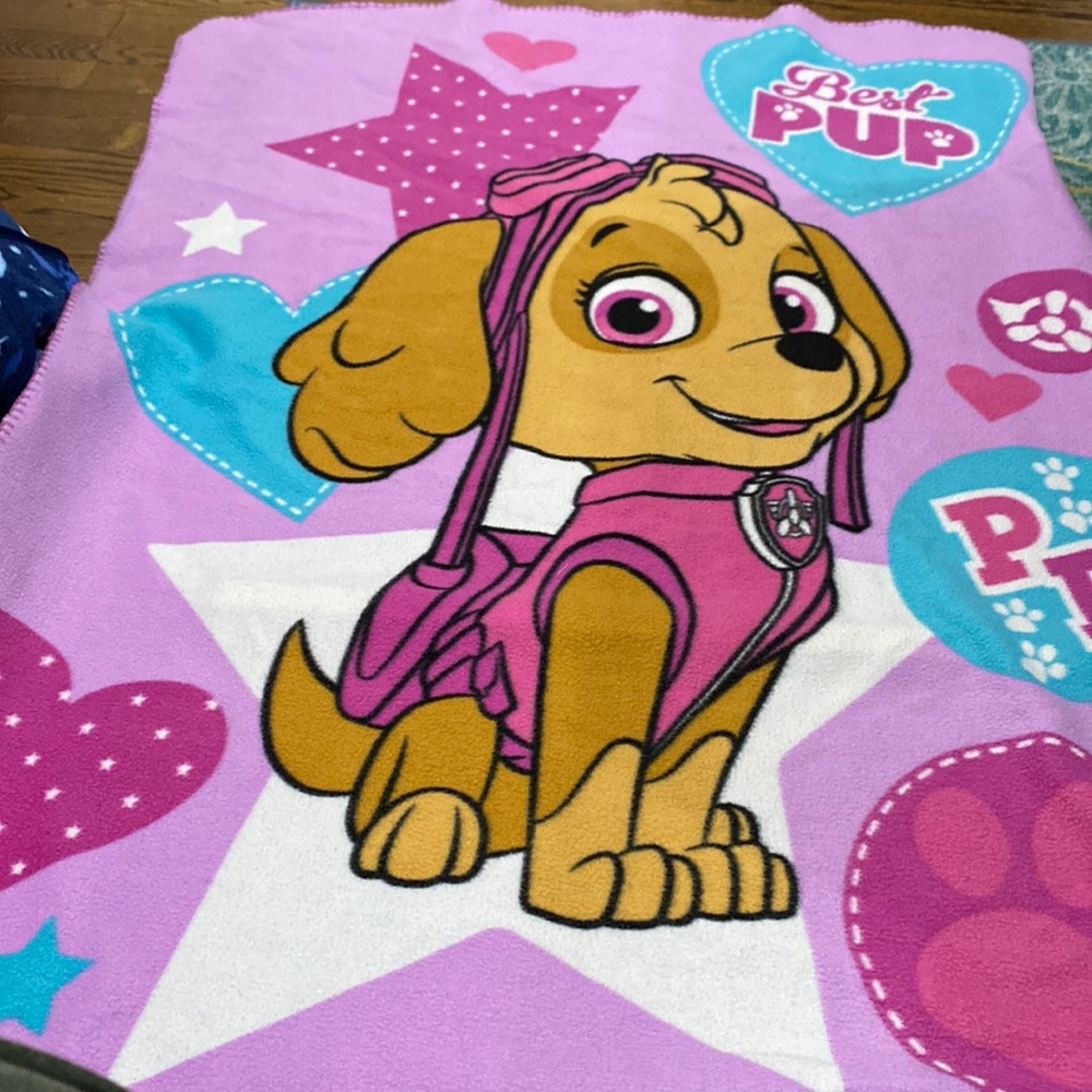 Paw Patrol Skye lightweight throw blanket